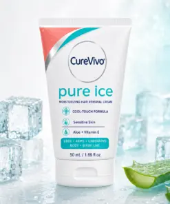 CureVivo® Fast-Acting Cooling Hair Removal Cream